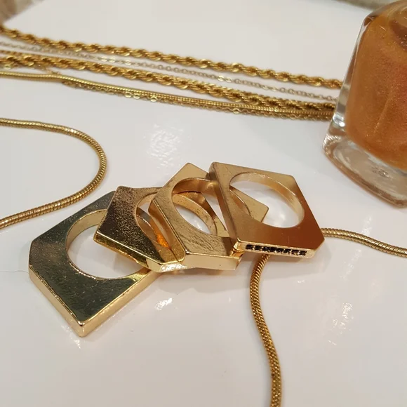 Rhinestone Stackable Rings - Picture 3 of 4